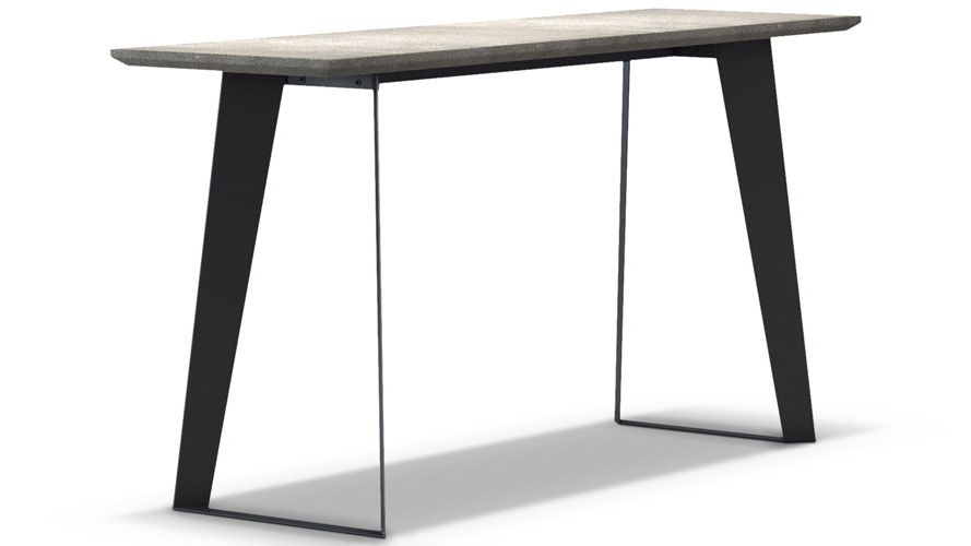 Favorite Parsons Black Marble Top & Dark Steel Base 48x16 Console Tables Pertaining To Concrete Top Console Table Monumental Parsons Dark Steel Base 48x (View 9 of 20)