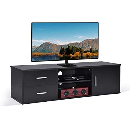 Favorite Single Tv Stands With Regard To Add One +1 Wooden Single Door Tv Stand Tv Unit Storage Console With (View 3 of 20)