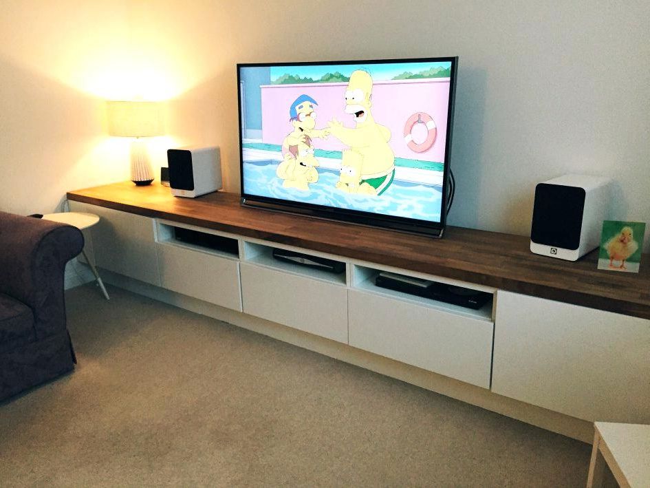 Favorite Tv Stands And Computer Desks With Tv Stands 55 Inch Tv Stand Deep Computer Desk Inch Stand Cheap (Photo 13 of 20)