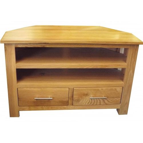 Finewood Studios (furniture) Ltd. – Oak Corner Tv Unit Small – P12 Throughout Widely Used Small Oak Tv Cabinets (Photo 17 of 20)