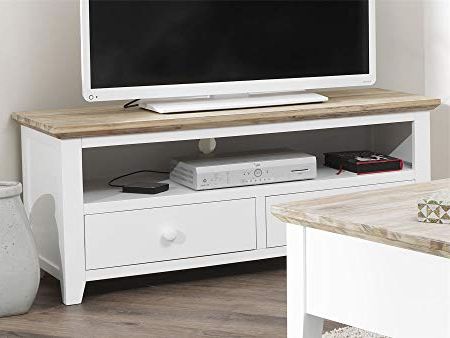 Florence Tv Unit With 2 Drawers (View 6 of 20)