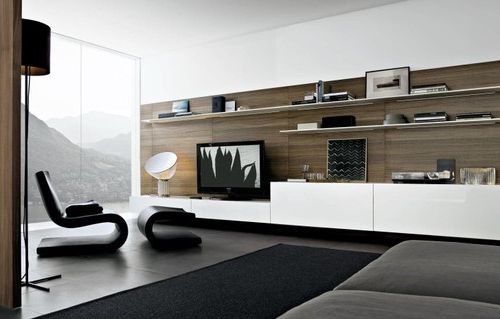 Furniture. Some Stylish Wall Storage Design Contemporary Tv Wall For Most Popular Contemporary Tv Wall Units (Photo 19 of 20)