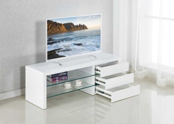 Furniturebox Regarding Trendy Modern White Tv Stands (View 3 of 20)