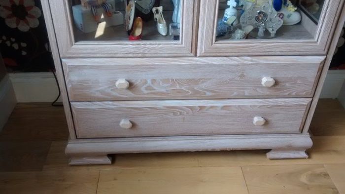 Glass Fronted Tv Cabinet Inside 2018 Limed Oak Glass Fronted Tv Stand And Display Cabinet For Sale In (View 19 of 20)