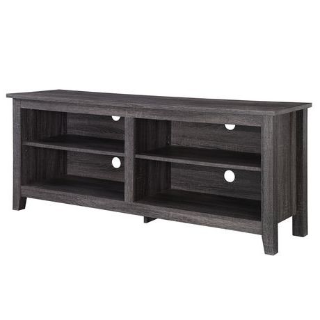 Grey Wood Tv Stands With Current We Furniture Wood Tv Stand For Tv's Up To 60" (multiple Colors (View 10 of 20)