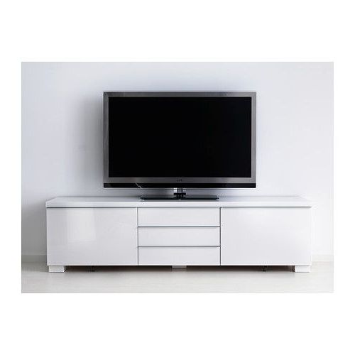 Ikea, Tv Unit, Room Within High Gloss Tv Cabinets (Photo 20 of 20)