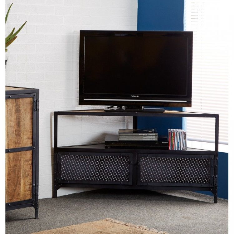 Industrial Tv Stand Inside Industrial Corner Tv Stands (View 17 of 20)