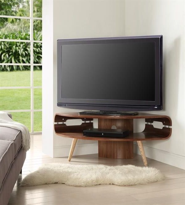 Jual Furnishings Jf701 Large Corner Tv Stand For Up To 50" Tvs Pertaining To Most Up To Date Tv Stands For Large Tvs (Photo 7 of 20)