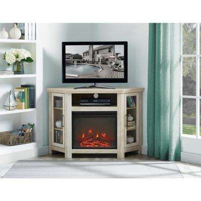 Kilian Grey 49 Inch Tv Stands With Regard To Most Recent Oak – Electric Fireplaces – Fireplaces – The Home Depot (View 15 of 20)
