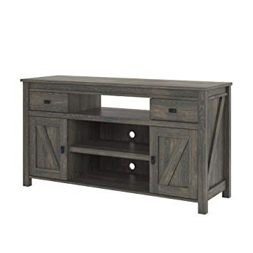 Kilian Grey 60 Inch Tv Stands Within Favorite Amazon: Ameriwood Home Farmington Tv Stand For Tvs Up To  (View 5 of 20)