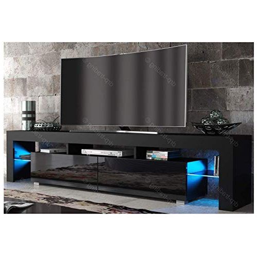 Latest High Gloss Tv Benches Inside Black Gloss Tv Stand: Amazon.co (View 20 of 20)