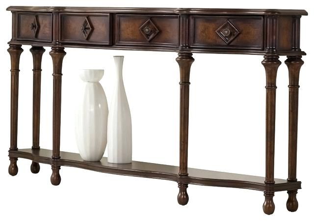 Long Narrow Console Table With Thin Hooker Furniture Plan 13 Throughout Newest Silviano 84 Inch Console Tables (View 19 of 20)