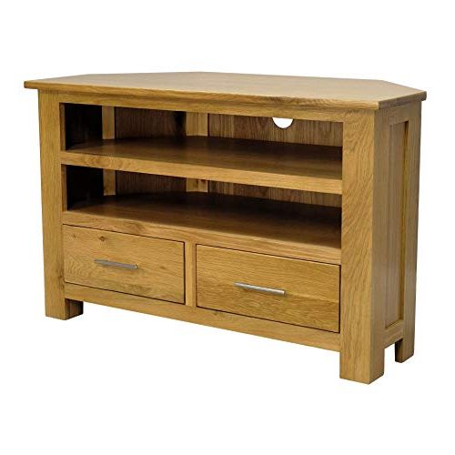 Low Oak Tv Stands Within Most Recently Released Oak Tv Stand: Amazon.co (View 7 of 20)