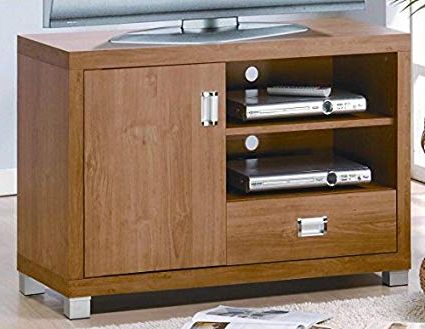 Maple Wood Tv Stands Intended For Well Known Amazon: Tv Stands Table Cabinet Maple Wood For Up To 32 Inch (Photo 9 of 20)