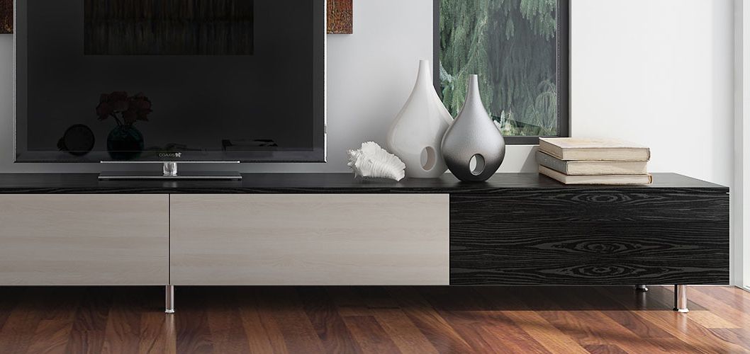 Modern Tv Stand, Long Tv Stand Design – Oppeinhome For Most Popular Wood Tv Floor Stands (View 8 of 20)