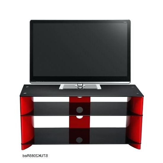 Most Current Black And Red Tv Stands For Red Tv Stands Stand In Finish 125 Ikea Metal – Yourlegacy (View 3 of 20)