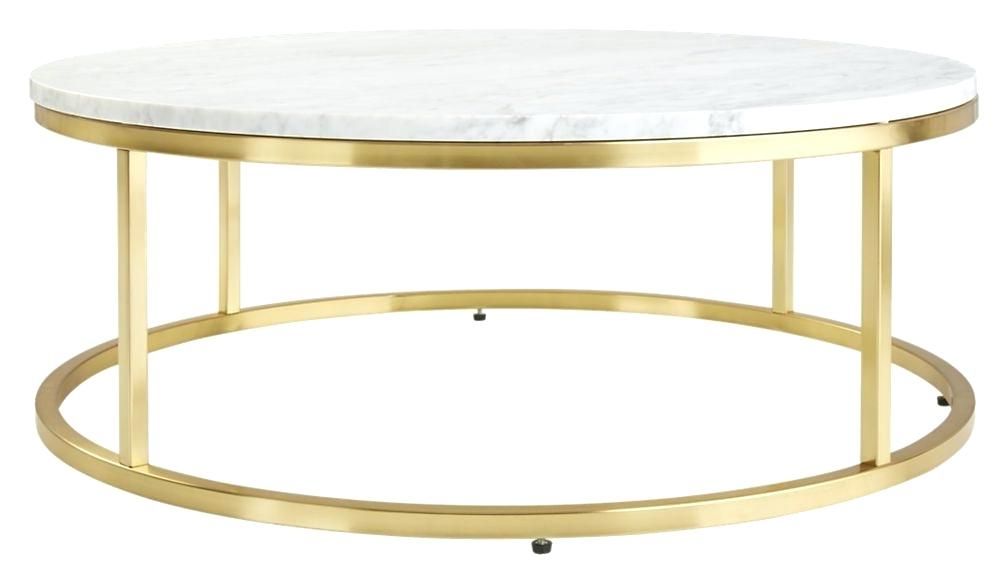 Most Current Elke Round Marble Side Table Coffee Trend Home Design Kitchen Pertaining To Elke Marble Console Tables With Polished Aluminum Base (View 8 of 20)