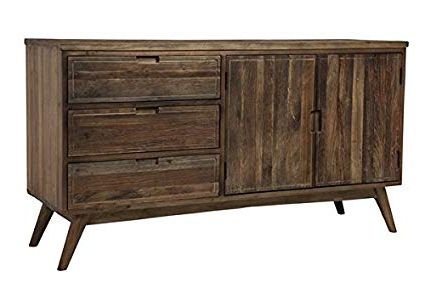 Most Current Playroom Tv Stands Intended For Amazon: Beecher Reclaimed Elm Media Console Driftwood Tv Stand (View 12 of 20)