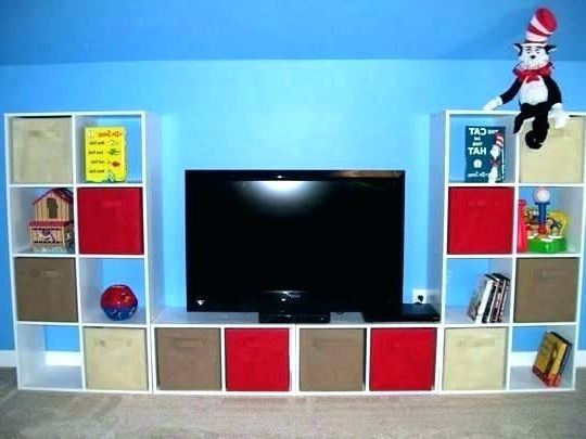 Most Current Tv Stand With Storage Bins Long Stand Extra Units White Tv Stand For Tv Stands With Storage Baskets (View 19 of 20)