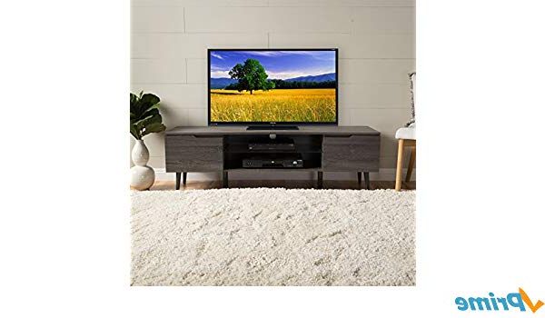 Most Recently Released Amazon: Christopher Knight Home 299078 Rowan Wood Tv Stand, Grey Inside Rowan 45 Inch Tv Stands (View 20 of 20)