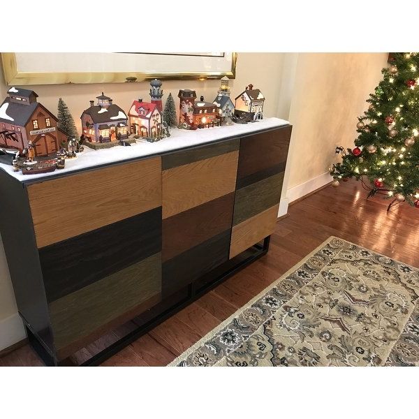 Most Recently Released Oscar 60 Inch Console Tables In Shop Strick & Bolton Gerry Multi Tonal Credenza/console Table – On (View 14 of 20)
