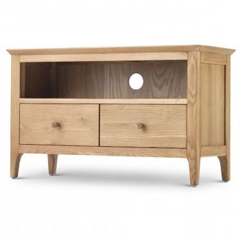 Most Up To Date Hadleigh Oak Tv Unit Furniture At Big Pine & Oak Furniture Plymouth Intended For Small Oak Tv Cabinets (Photo 20 of 20)