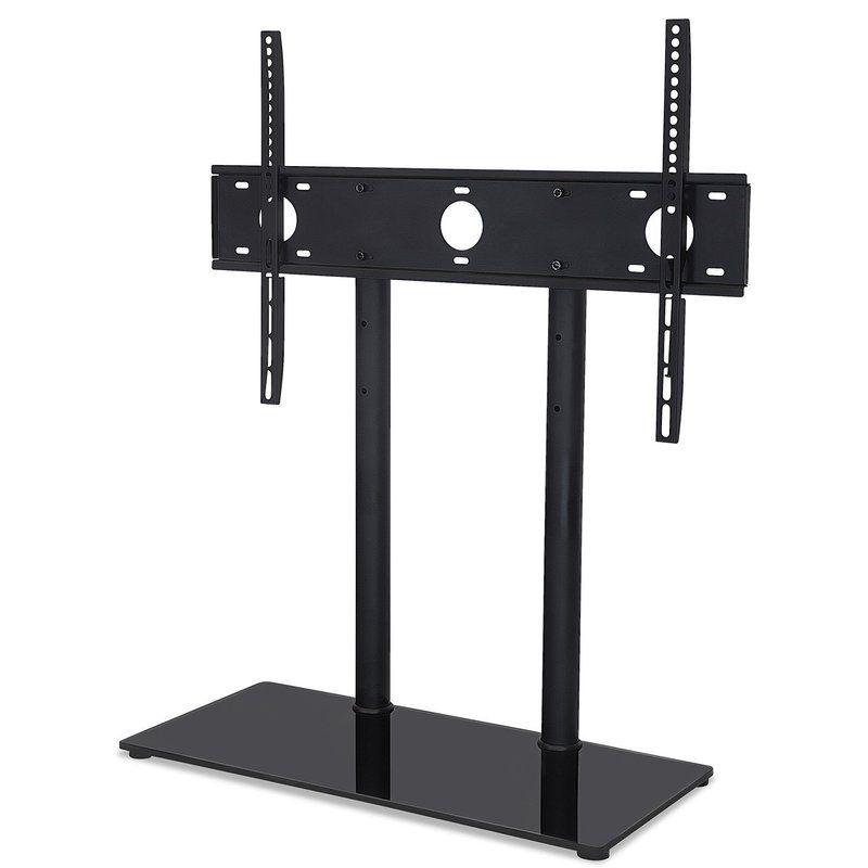 Mount It Universal Tabletop Tv Stand And Av Media Fixed Desktop For Trendy Mayfield Plasma Console Tables (Photo 5 of 20)