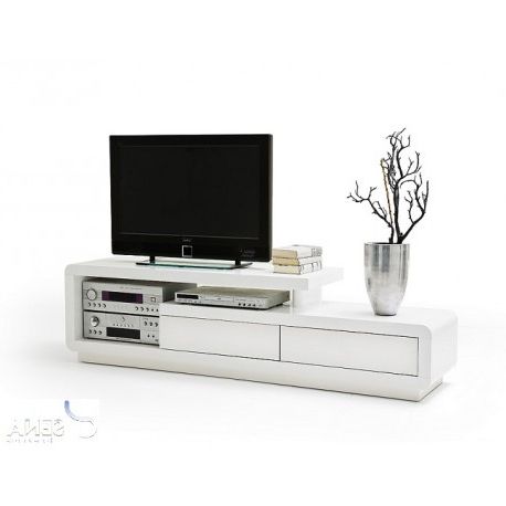 Newest White High Gloss Tv Stands In Tony – High Gloss Tv Unit – Tv Stands (382) – Sena Home Furniture (Photo 1 of 20)