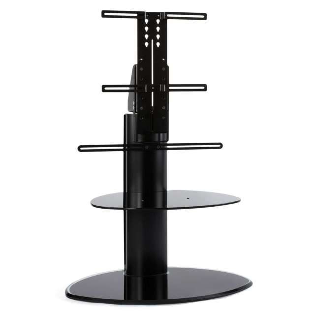Off The Wall Motion Tv & Soundbar Stand For Tvs Up To 55" Black (View 20 of 20)