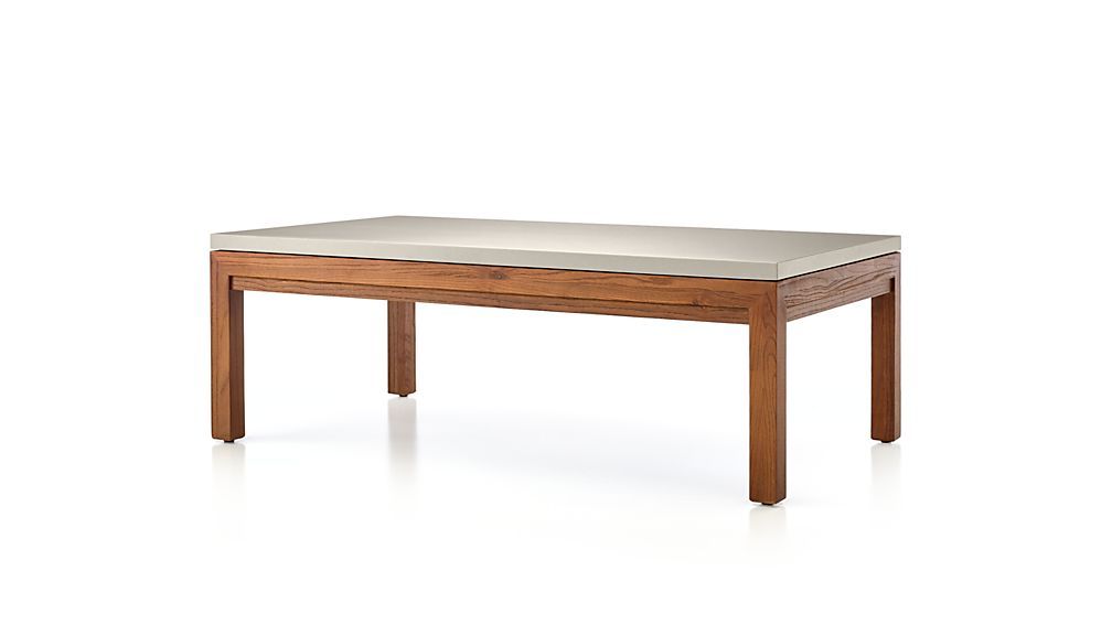 Parsons Grey Solid Surface Top/ Elm Base 48x28 Small Rectangular Pertaining To Well Known Parsons Walnut Top & Elm Base 48x16 Console Tables (View 16 of 20)