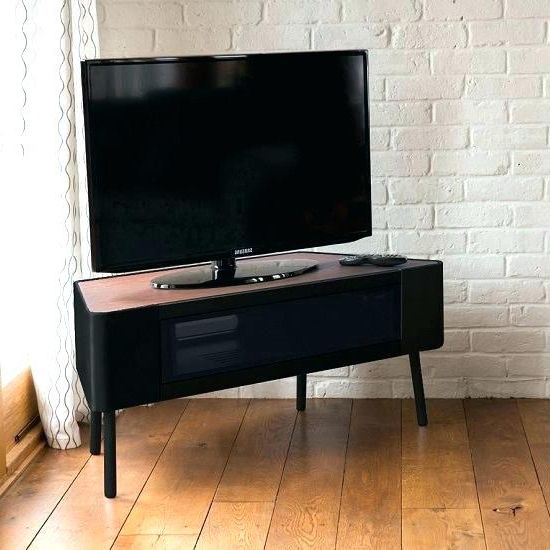 Popular Black Gloss Corner Tv Stand With Regard To 50 Inch Corner Tv Stand Bedrooms Inch Stand Black Corner Stand (View 9 of 20)