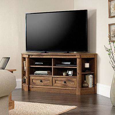 Preferred Corner Oak Tv Stands Regarding Oak – Tv Stands – Living Room Furniture – The Home Depot (View 19 of 20)