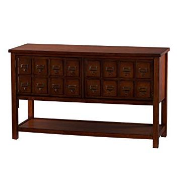 Recent Amazon: Southern Enterprises Apothecary Console/tv Stand – Brown Throughout Wakefield 85 Inch Tv Stands (View 3 of 20)