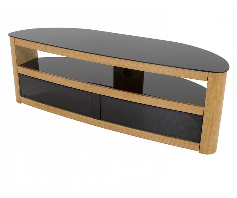 Recent Fs1500buro: Affinity – Burghley Curved Tv Stand – Tv Stands In Curve Tv Stands (Photo 16 of 20)
