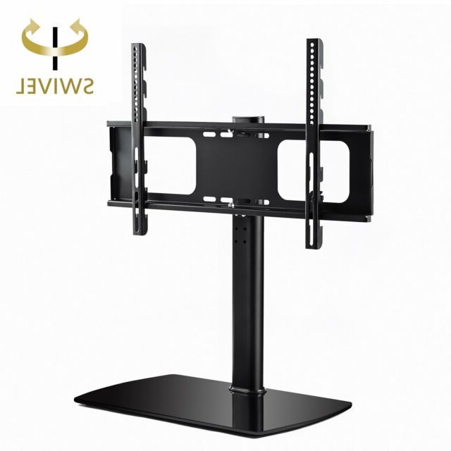 Rfiver Universal Swivel Tabletop Tv Stand With Mount For 32 To 65 In Newest Tabletop Tv Stands (View 6 of 20)