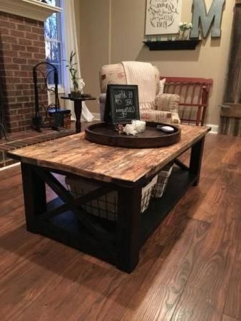 Rustic Coffee Table, Free Plans (View 2 of 20)