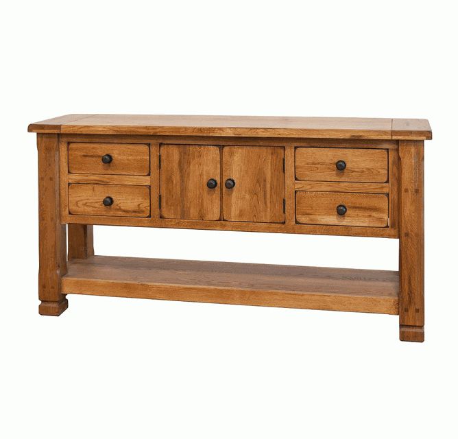 Rustic Oak Sofa Console Table, Oak Sofa Table,oak Console Table Pertaining To Most Recent Santana Oak Tv Furniture (View 12 of 20)