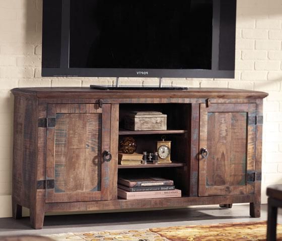 Rustic Tv Stands For Sale In Latest Holbrook Tv Stand Add Interest And Rustic Appeal To Your Home (View 1 of 20)