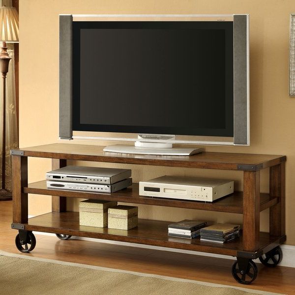 Shop Furniture Of America Royce Industrial 60 Inch Tv Stand – Free Throughout Most Popular Tv Stands For 43 Inch Tv (View 7 of 20)