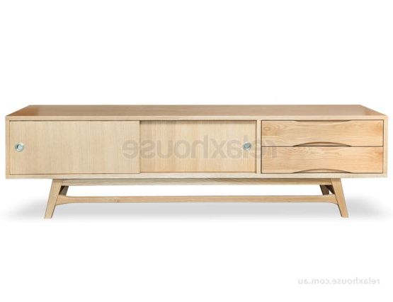 Soborg Solid Oak Reversable Tv Entertainment Unit For Popular Funky Tv Cabinets (View 1 of 20)