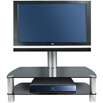 Stil Stand 2053chbl Glass Tv Stand With Swivel: Amazon.co.uk: Tv Intended For Current Stil Tv Stands (Photo 1 of 20)