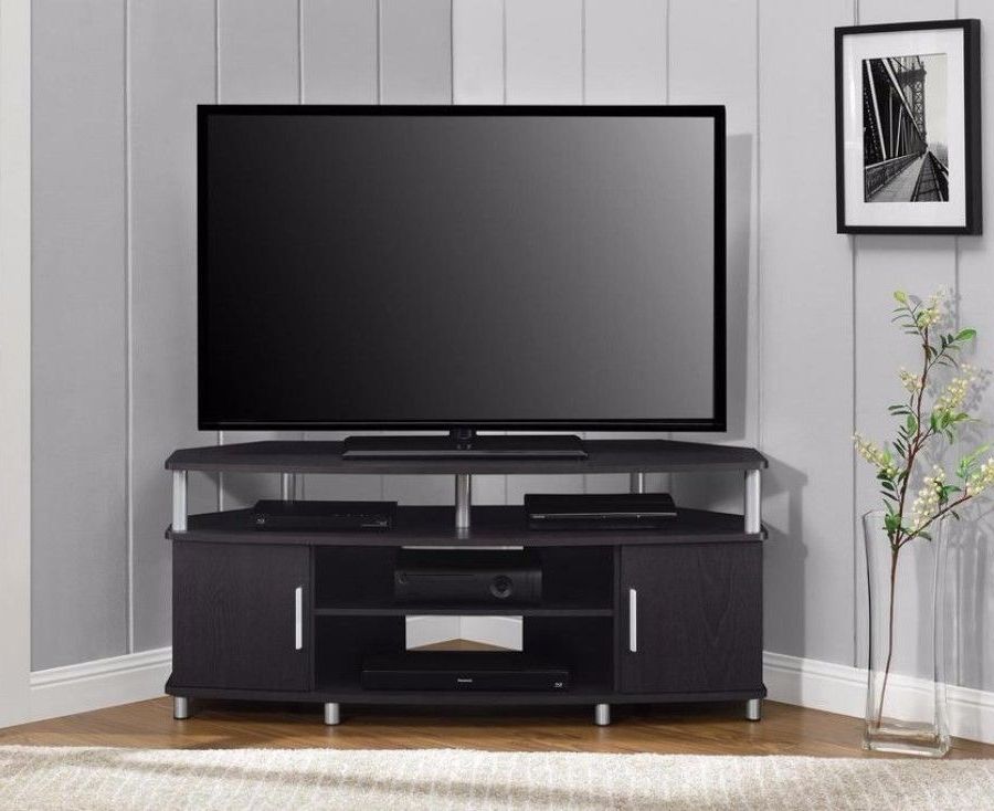 Storage Entertainment Center Contemporary Corner Tv Stand In For Most Recently Released Corner Tv Stands With Drawers (View 7 of 20)
