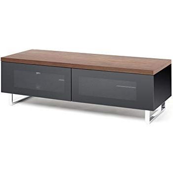 Techlink Panorama 120 Pm120w High Gloss Black Base With Walnut Top Within Most Recently Released Techlink Panorama Walnut Tv Stands (Photo 8 of 20)