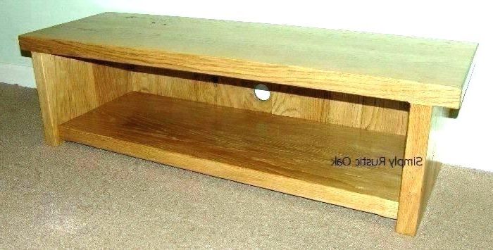 Trendy Handmade Tv Stand – Chungcuriverside Within Low Oak Tv Stands (Photo 10 of 20)