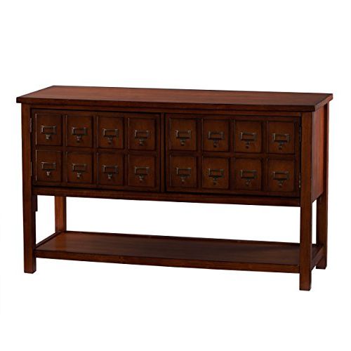 Trendy Preston 66 Inch Tv Stands In Amazon: Southern Enterprises Apothecary Console/tv Stand – Brown (View 13 of 20)