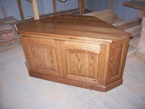 Trendy Woodloft – Locally Amish Custom Made Entertainment Centers For Corner Oak Tv Stands (View 11 of 20)
