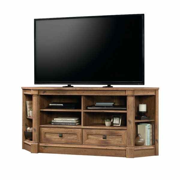 Triangular Tv Stands With Fashionable Corner Tv Stands You'll Love (View 1 of 20)