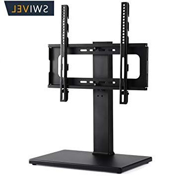 Tv Stands Swivel Mount With Regard To Recent Amazon: Tavr Universal Tv Stand Swivel Mount Height Adjust (View 19 of 20)
