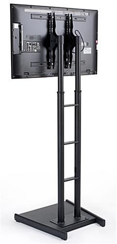 Tv Stands With Mount In Well Known These Lcd Tv Stands Ship Unassembled. These Steel Post And Weighted (Photo 3 of 20)