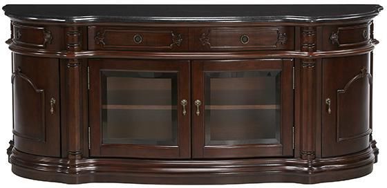 Versailles Widescreen Tv Cabinet With Glass Doors From Home With Regard To Most Current Tv Cabinets With Glass Doors (View 12 of 20)